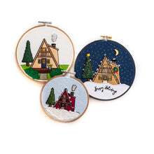 Load image into Gallery viewer, A Frame Dreaming Embroidery Pattern