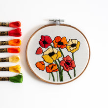 Load image into Gallery viewer, Poppy Patch Embroidery Pattern