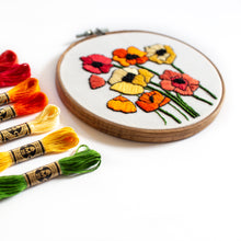 Load image into Gallery viewer, Poppy Patch Embroidery Pattern