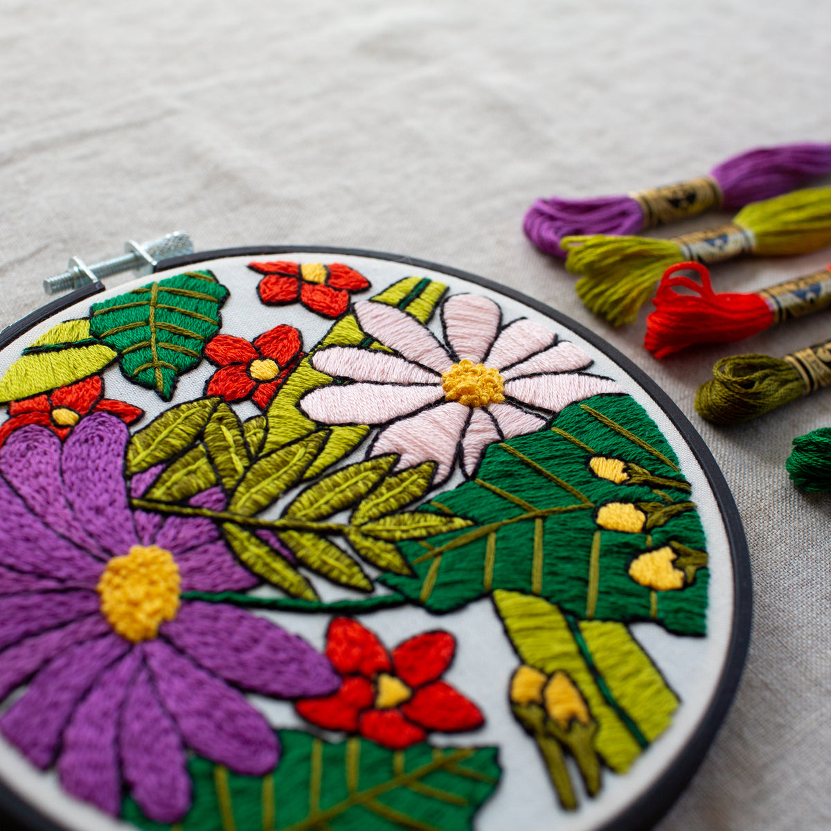 Garden Party Embroidery Pattern – Jen Ann Handmade