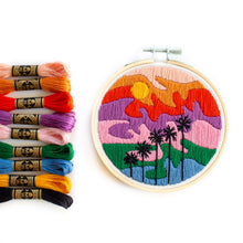 Load image into Gallery viewer, Palm Row Embroidery Pattern