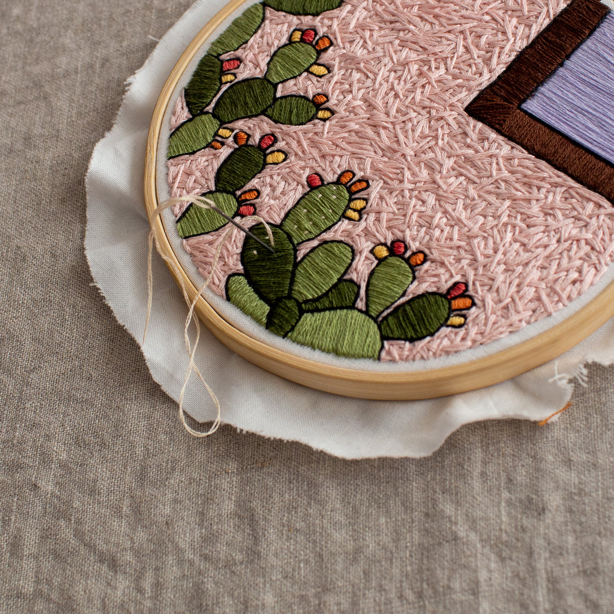 Prickly Pear Patch Embroidery Pattern – Jen Ann Handmade
