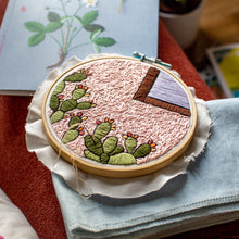Load image into Gallery viewer, Prickly Pear Patch Embroidery Pattern