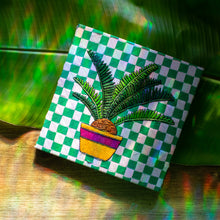 Load image into Gallery viewer, Fern Checkerboard Embroidery Frame