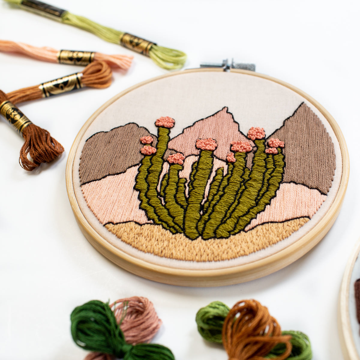 Cactus Oasis Embroidery Pattern – Jen Ann Handmade