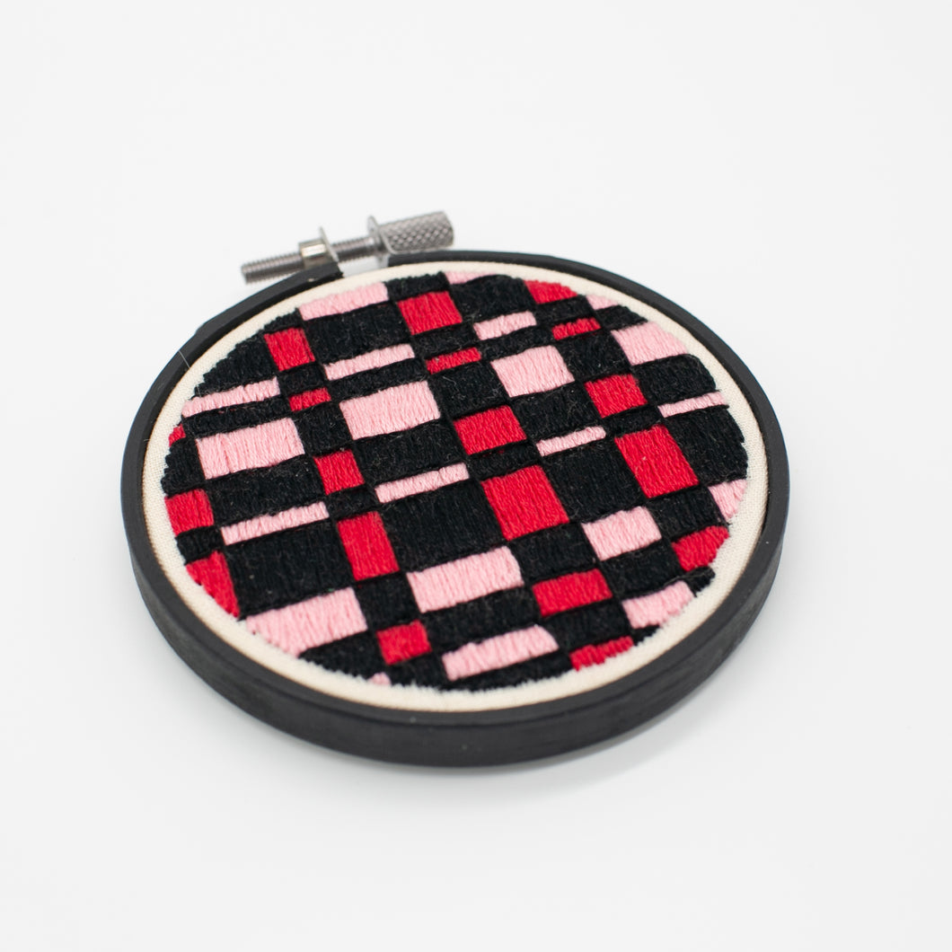 Pink and Red Quilt Hoop