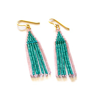 Load image into Gallery viewer, Sapphire Beaded Earrings
