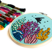 Load image into Gallery viewer, Underwater Garden Embroidery Pattern
