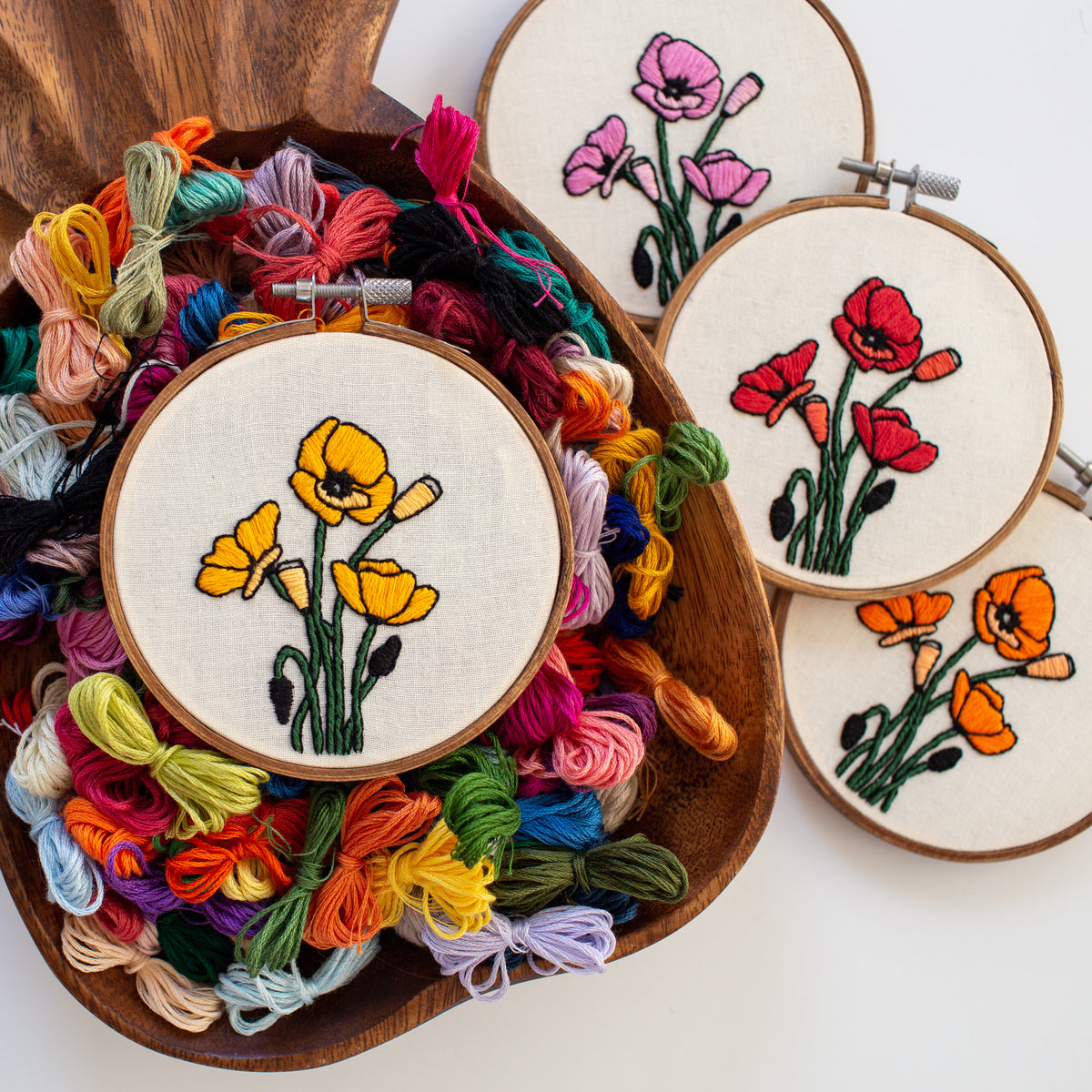 Superbloom Embroidery Pattern – Jen Ann Handmade