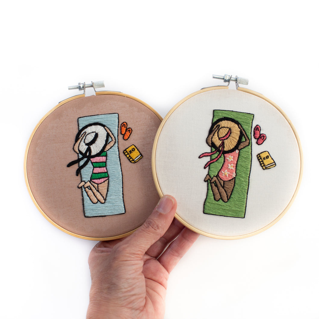 Beach Bliss Embroidery Pattern