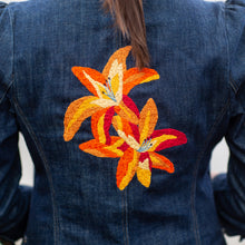 Load image into Gallery viewer, Tiger Lily Denim Jacket
