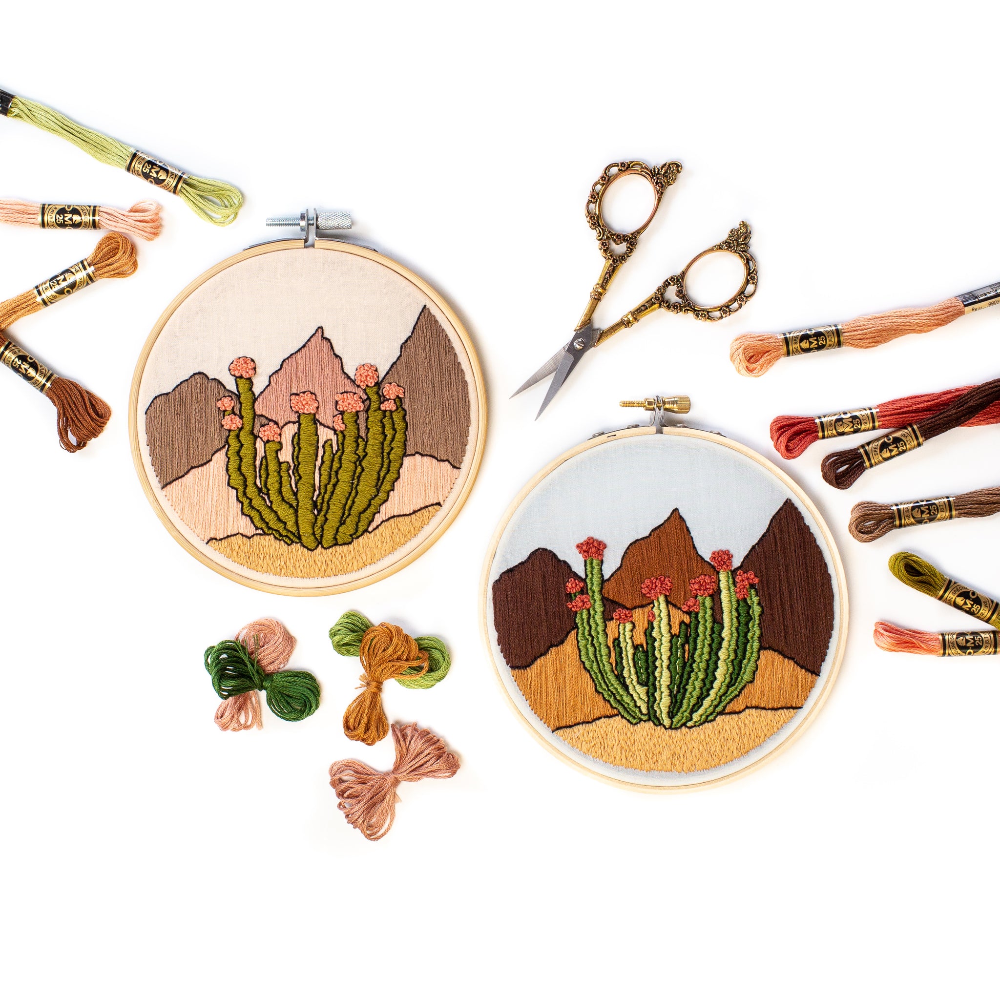 Cactus Oasis Embroidery Pattern – Jen Ann Handmade