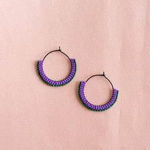 Load image into Gallery viewer, Beaded Hoops
